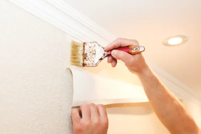 Pose de papier peint à Sainte-Luce — revêtements muraux et toiles de verre